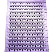 HBZGTLAD 30P DIY Eyelash Extensions 8-15mm Multipack 196 Clusters 3D Lengthening Lashes